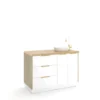 Labor kosmetyczny Orian mini z umywalką 120 cm Gold